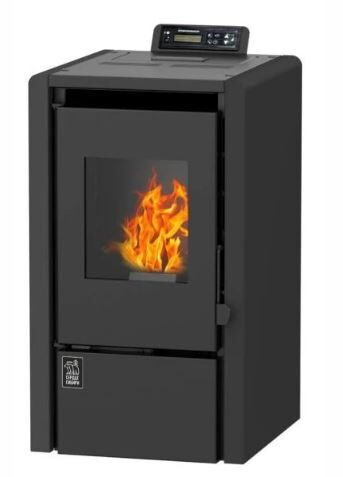 Камин ZOTA A6H13 black 6 кВт пеллетный воздухогрейный