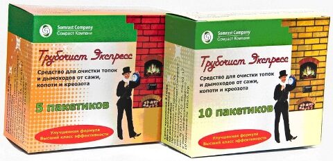 Средство для очистки дымоходов "Трубочист Экспресс" (5шт по 30г), Добрыня