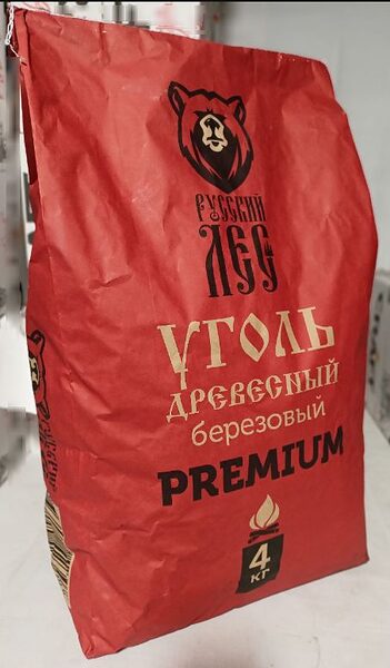 Уголь берёзовый Premium РЛ 4 кг