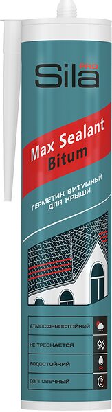 Герметик Sila PRO Max Sealant Bitum битумный 280мл