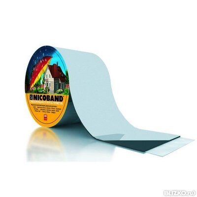 Лента NICOBAND герметизирующая самоклеющаяся 10см*3м, коричневая