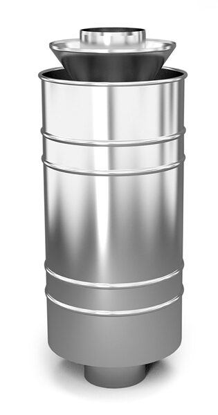 Каменка натрубная ТМФ Лейденфрост, 1/0.5мм, нерж., ф115/250мм, L=0,65м
