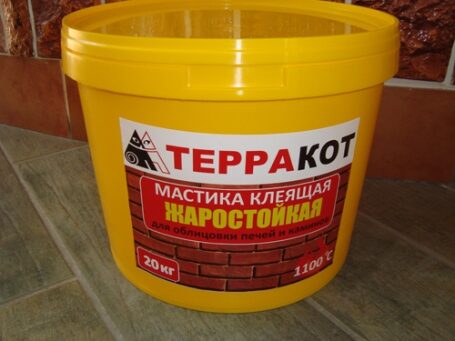 Мастика жаростойкая универсальная "Терракот" 1,5 кг
