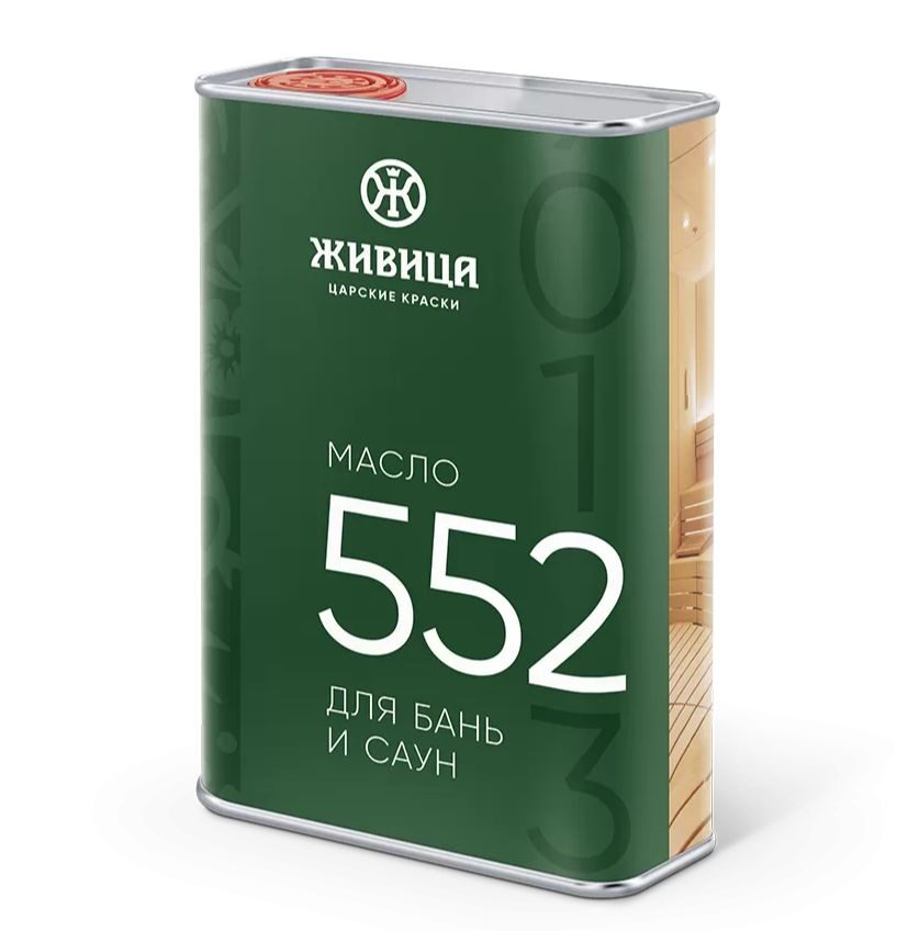 Масло 552 по дереву для бань и саун 1 л Живица