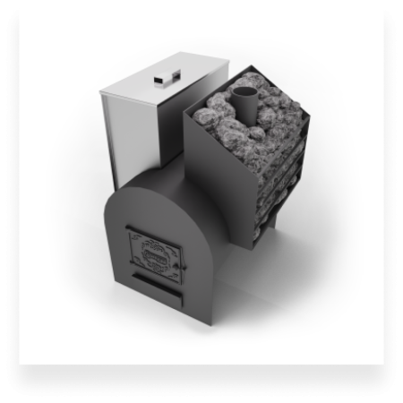 печь для бани сабантуй 3d 20 бак слева