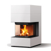 печь-камин tulikivi juva  white classic 1470мм